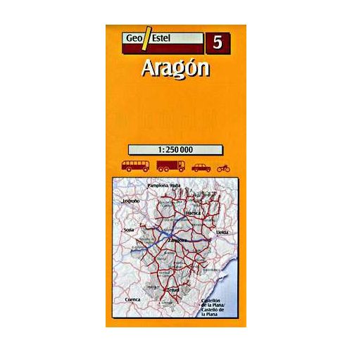 Aragonia térkép - Geoestel
