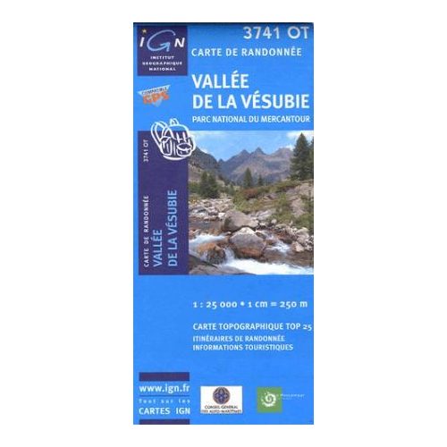 Vallée de la Vésubie - IGN 3741OT