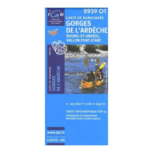 Gorges de l'Ardèche - IGN 2939OT