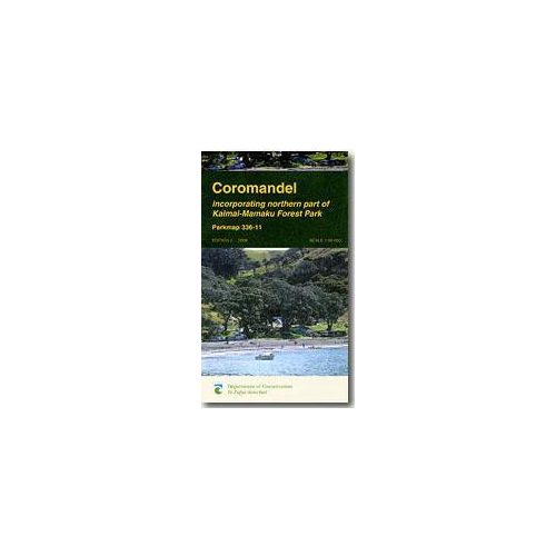 Coromandel turistatérkép - Dep. of Conservation