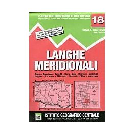 Langhe Meridionali térkép (No 18) - IGC 