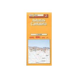 Asturia & Cantabria térkép - Geoestel