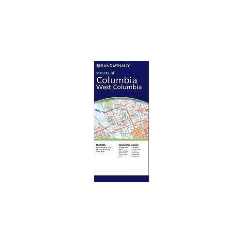 Columbia & West Columbia, SC térkép - Rand McNally