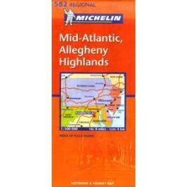 Mid-Atlantic, Allegheny Highlands - Michelin 582