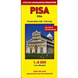 Pisa térkép - De Agostini