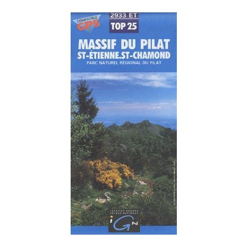Massif du Pilat / Saint-Etienne / Saint-Chamond - IGN 2933ET