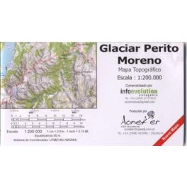 Perito Moreno-gleccser térkép (17) - Aoneker