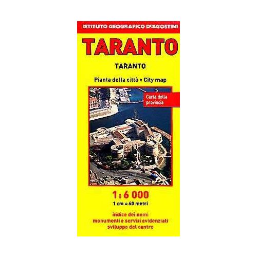 Taranto térkép - De Agostini