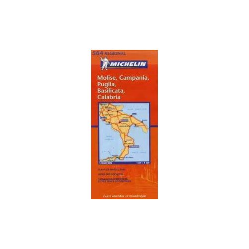 Molise, Campania, Puglia, Basilicata, Calabria - Michelin 564
