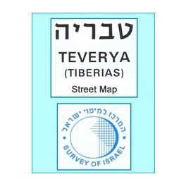 Tiberias (Teverya) térkép - Ha-Merkaz 