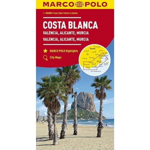 Costa Blanca térkép - Marco Polo