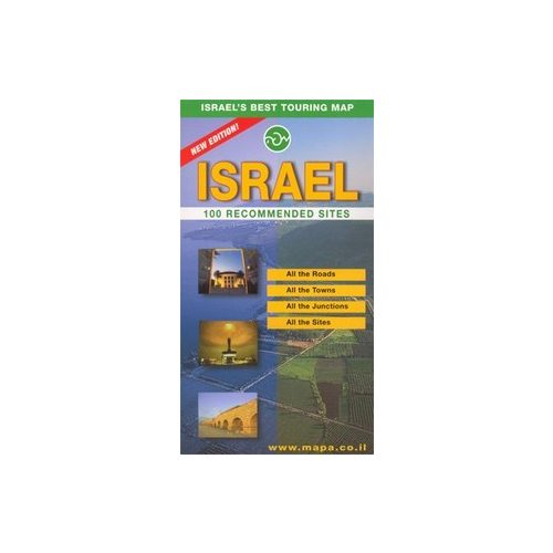 Izrael (100 Recommended Sites) autótérkép - Mapa Publishers