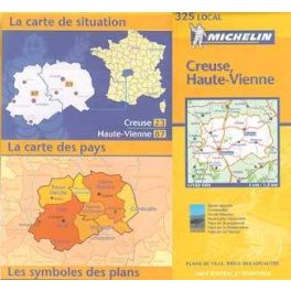 Creuse / Haute Vienne - Michelin 325