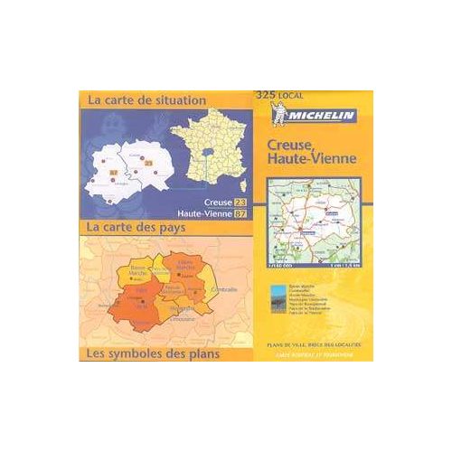 Creuse / Haute Vienne - Michelin 325