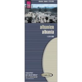Albánia térkép - Reise Know-How
