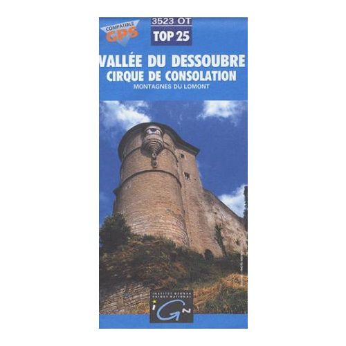 Vallée du Dessoubre / Cirque de consolation / Montagnes du Lomont - IGN 3523OT