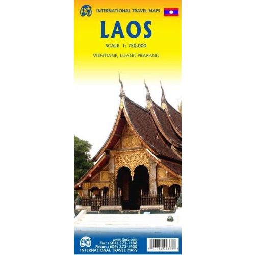 Laos, travel map - ITM