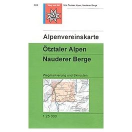Ötztaler Alpen, Nauderer Berge - Alpenvereinskarte 30/4