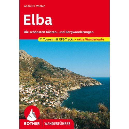 Elba, német nyelvű túrakalauz - Rother