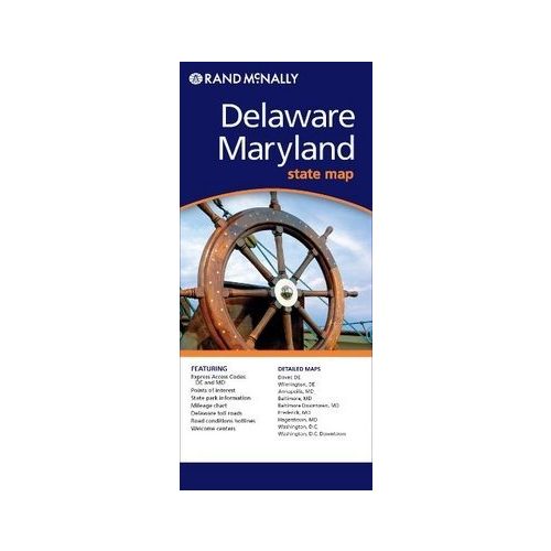 Delaware & Maryland térkép - Rand McNally