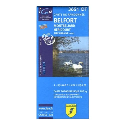 Belfort / Montbéliard / Héricourt / Aire urbaine 2000 - IGN 3621OT