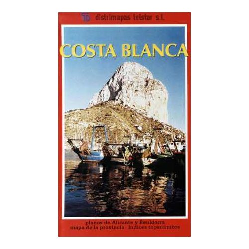Costa Blanca (Alicante és Benidorm) térkép - Telstar
