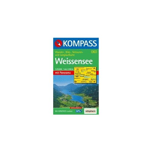 Weißensee turistatérkép (WK 060) - Kompass