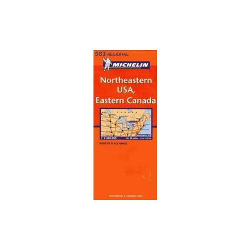 Északkelet-USA, Kelet-Kanada - Michelin 583