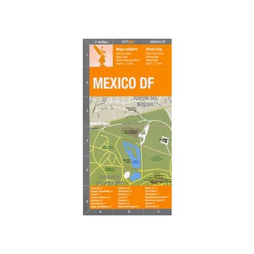 Mexico City térkép - de Dios Editores 