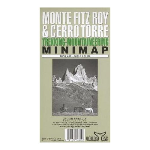 Monte Fitzroy & Cerro Torre minitérkép - Zagier y Urruty 