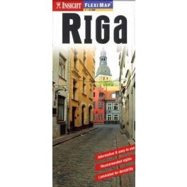 Riga laminált térkép - Insight