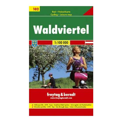 Waldviertel kerékpártérkép - Freytag-Berndt