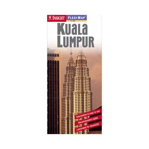 Kuala Lumpur laminált térkép - Insight