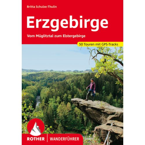 Ore Mountains, hiking guide in German - Rother