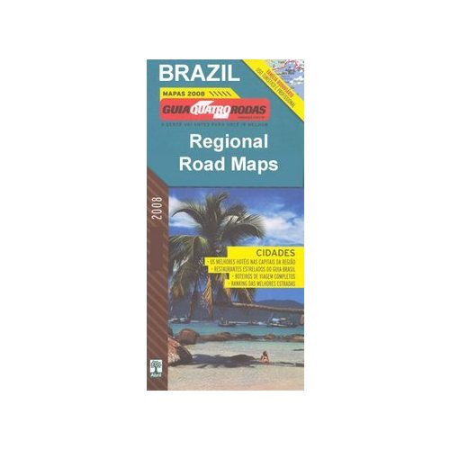 Brazília (nyugat és közép) térkép - Quatro Rodas
