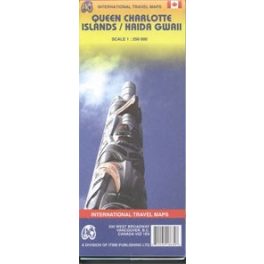 Queen Charlotte-szigetek, Haida Gwaii térkép - ITM