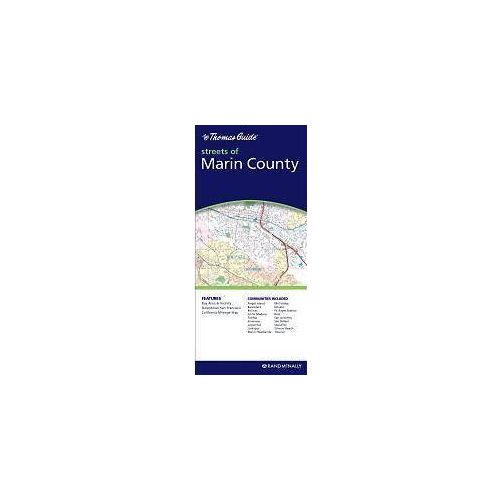 Marin County (Kalifornia) térkép - Rand McNally