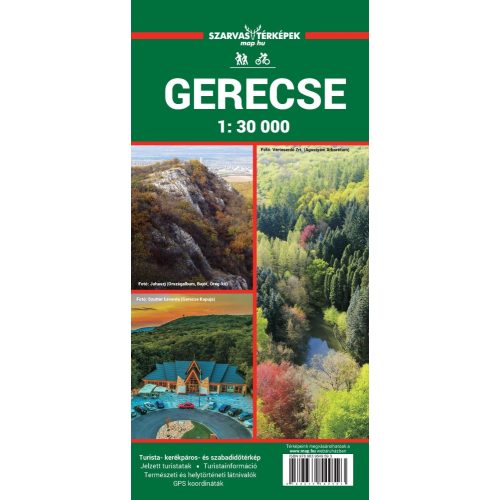 Gerecse, hiking map - Szarvas