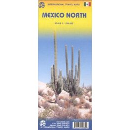 Mexikó északi része térkép - ITM