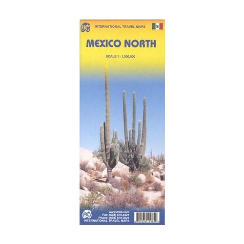 Mexikó északi része térkép - ITM