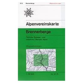 Brennerberge - Alpenvereinskarte 31/3