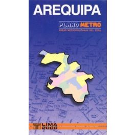 Arequipa és környéke térkép - Editorial Lima 2000