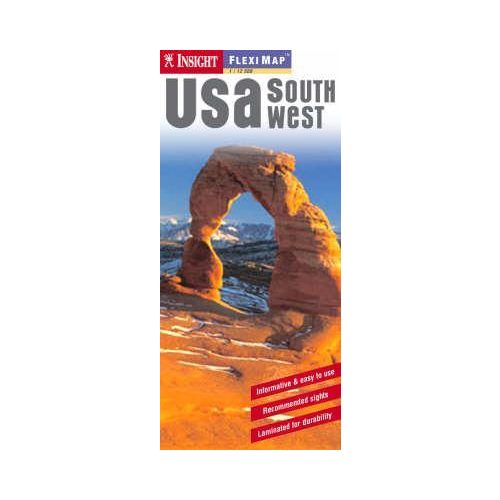 USA Southwest laminált térkép - Insight