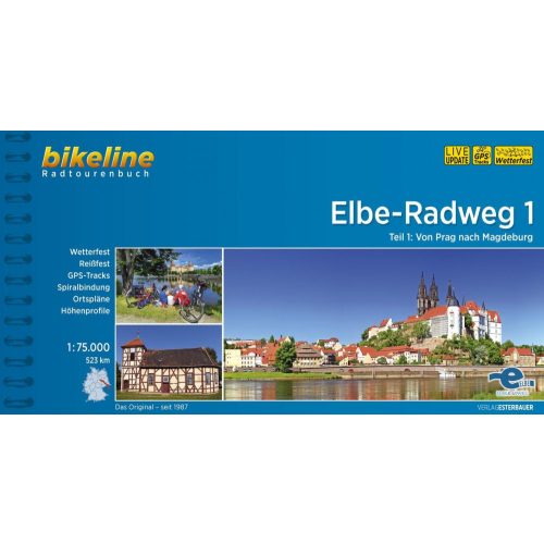 Elbe Cycling Route (1), cycling guide in German - Esterbauer
