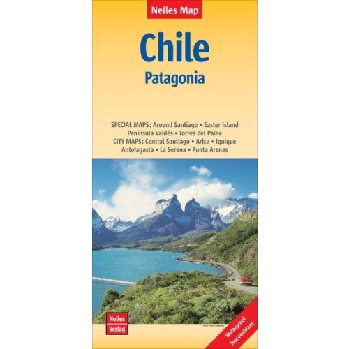 Chile & Patagonia, travel map - Nelles