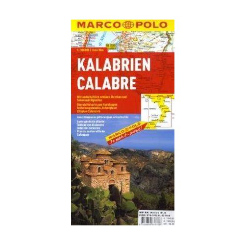 Calabria térkép - Marco Polo