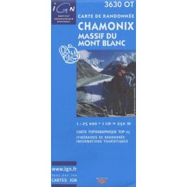 Chamonix / Massif du Mont Blanc - IGN 3630OT