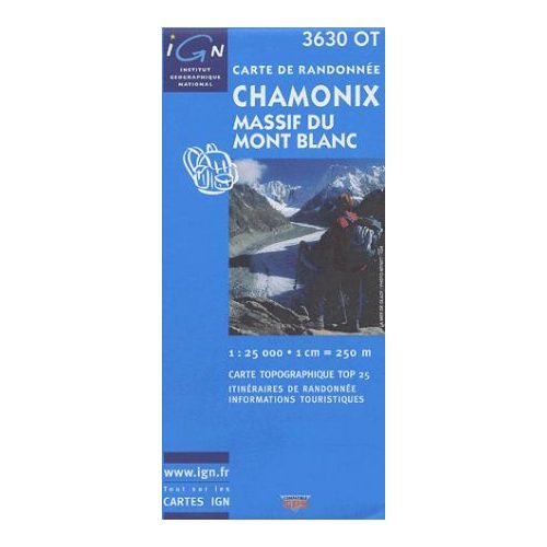 Chamonix / Massif du Mont Blanc - IGN 3630OT