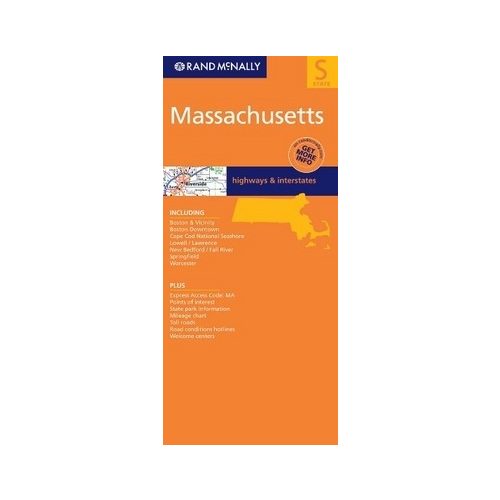 Massachusetts térkép - Rand McNally