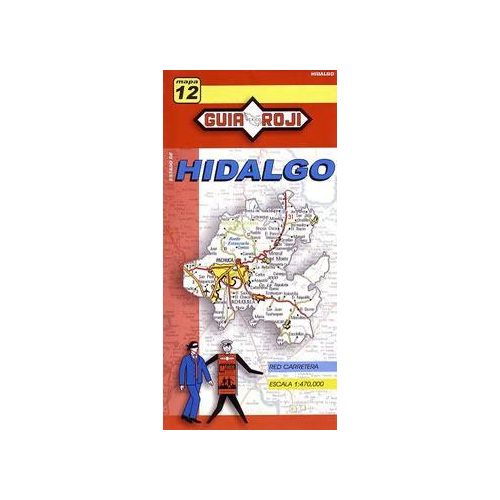Hidalgo állam térkép (No12) - Guia Roji